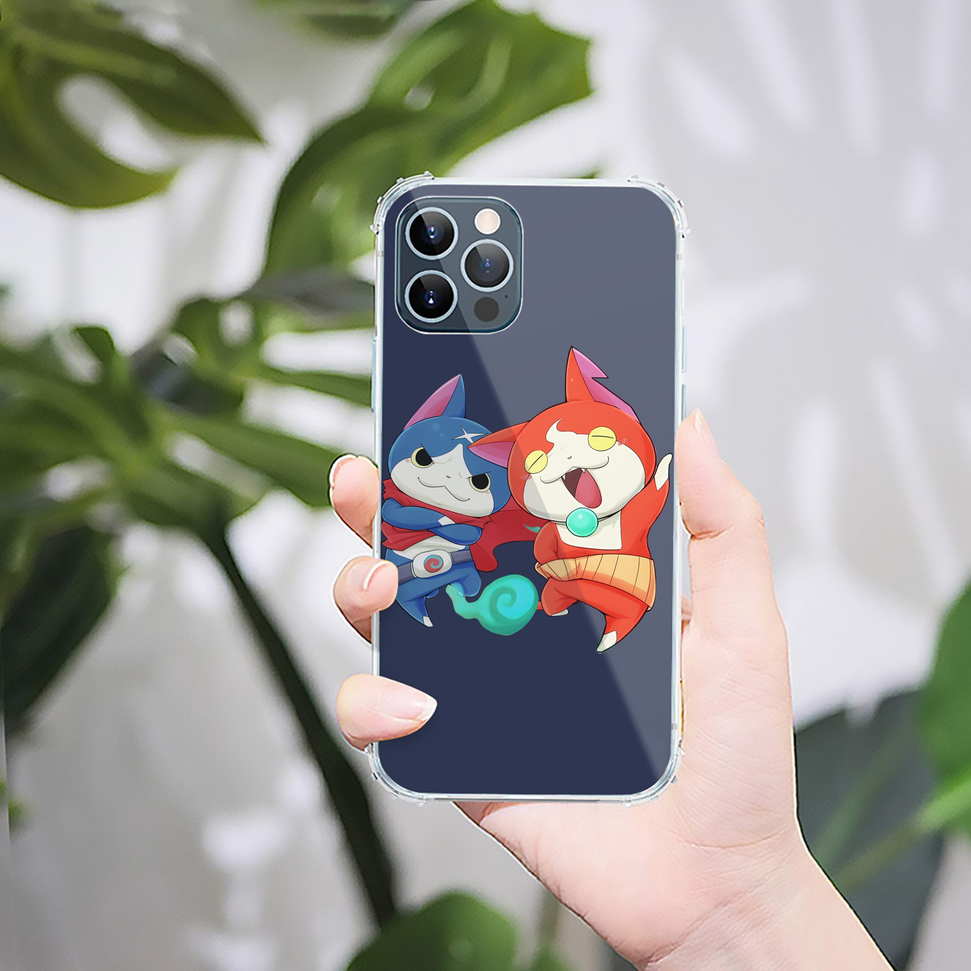 （画像用） 妖怪ウォッチ Yo-kai Watch 【iPhone 12シリーズ対応】透明スマホケース（クリアソフトケース）